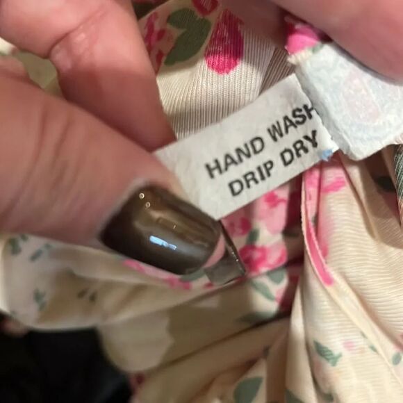 Vintage Union made floral maxi dress, size S! - Picture 16 of 16